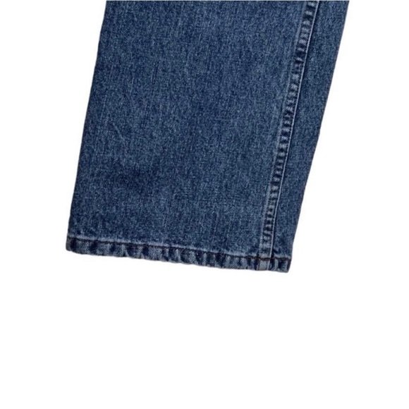 Harley Davidson Womens Relaxed Thigh Boot Cut Jeans Classic Blue Size 10 Missy - Picture 6 of 12